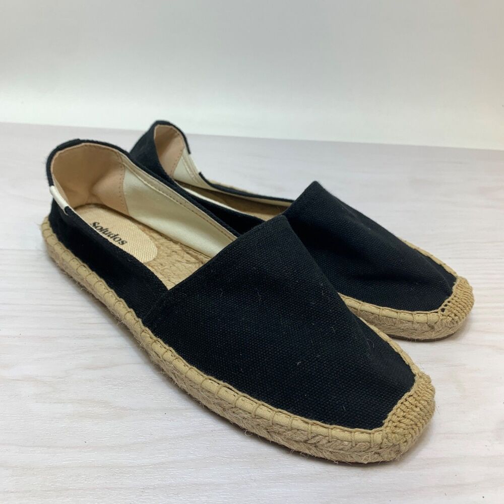 Soludos Women's The Original Dali Espadrille‎ Shoe Black Size US 9-9.5 EU 40